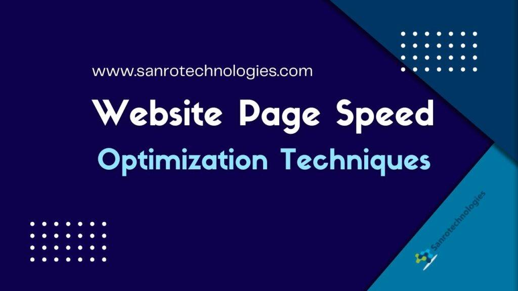 Website Page Speed Optimization